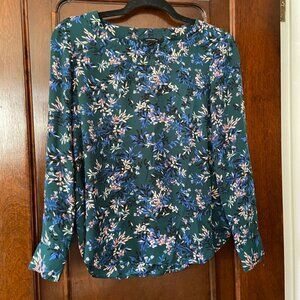Banana Republic Factory Floral Blouse